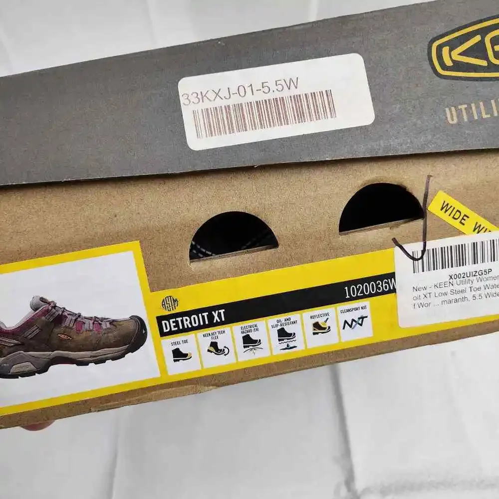 Keen Women's Steel Toe Boot Detroit XT, Brand New with Box (Size 5.5 WIDE) - Picture 9 of 11